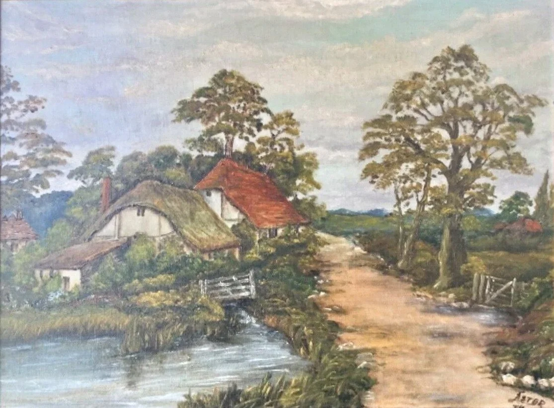 H.A.G Heerings Framed Landscape Oil Painting — Hatherley Fine Art